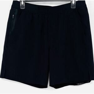 Ten Thousand The Interval Short Black Sz L 2 in 1 Compression Shorts Logo